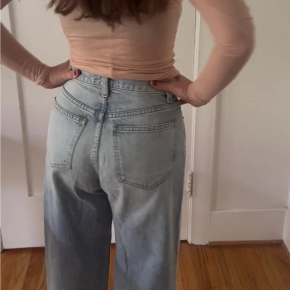 Doen Light Blue Flare Jeans